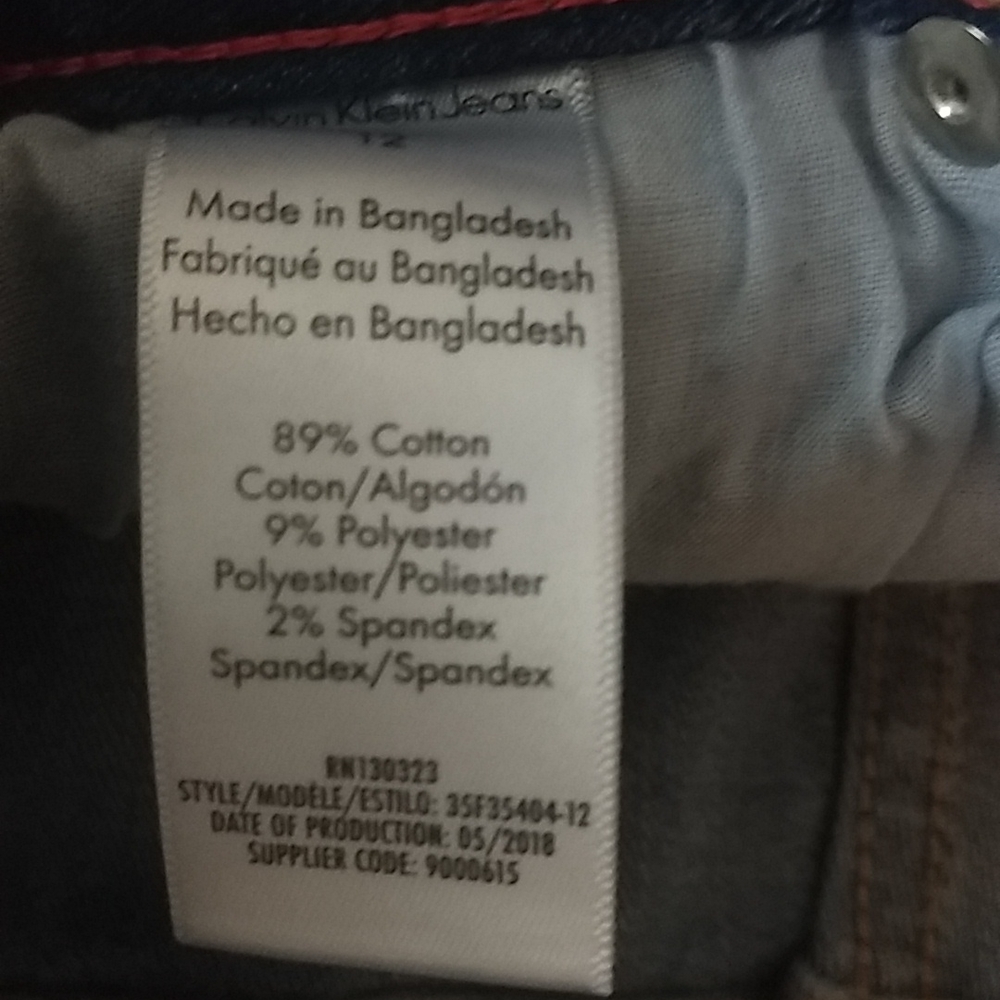 🆕Calvin Klein Ankle Skinny jeans, sz 12. - Picture 6 of 7